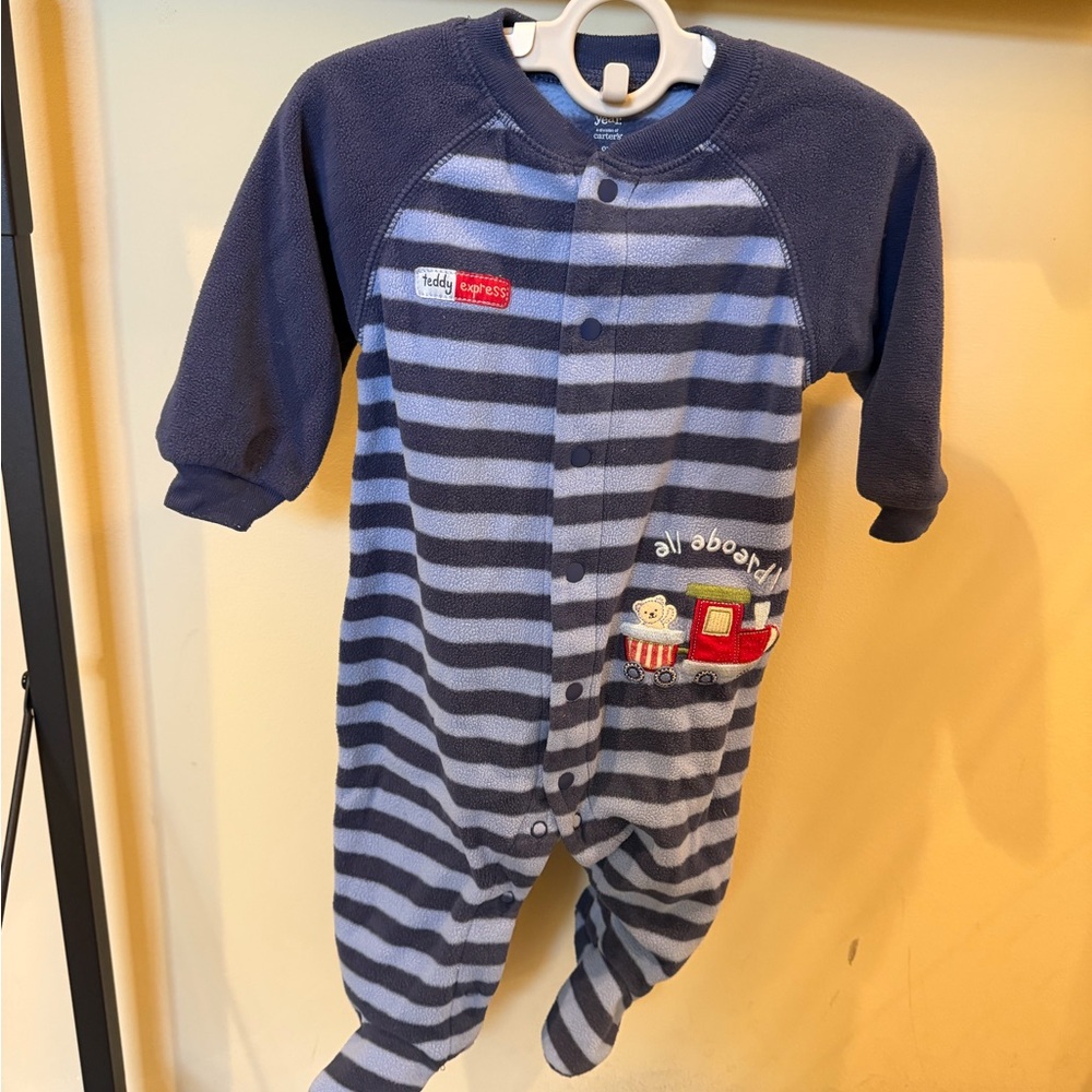 Carter's Baby Boys Footie One Piece Pajamas Size 9 Months